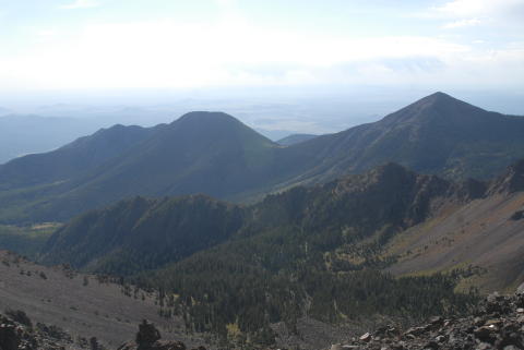 View to the East from Humphreys Summit Ridge