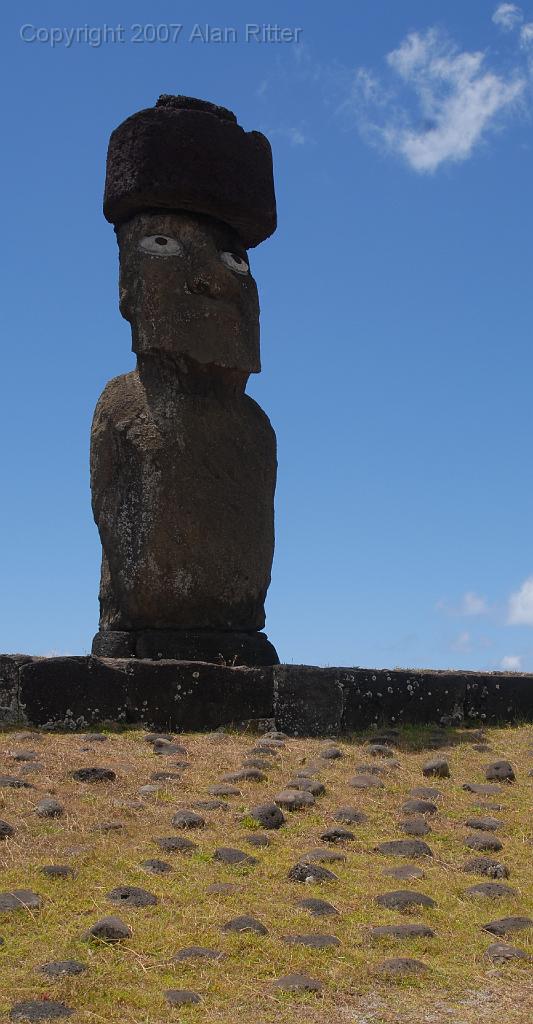 Slide_009.jpg - Moai were Located to Overlook Villages.  Eyes were Believed to Provide Vision for Ancestors to Watch over the Village