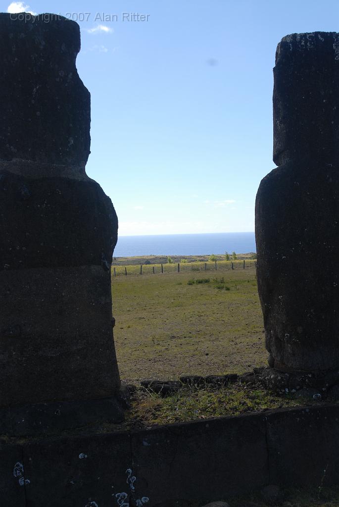 Slide_026.jpg - The Moai at Ahu Akivi are the only ones that Look out to Sea instead of Inland.