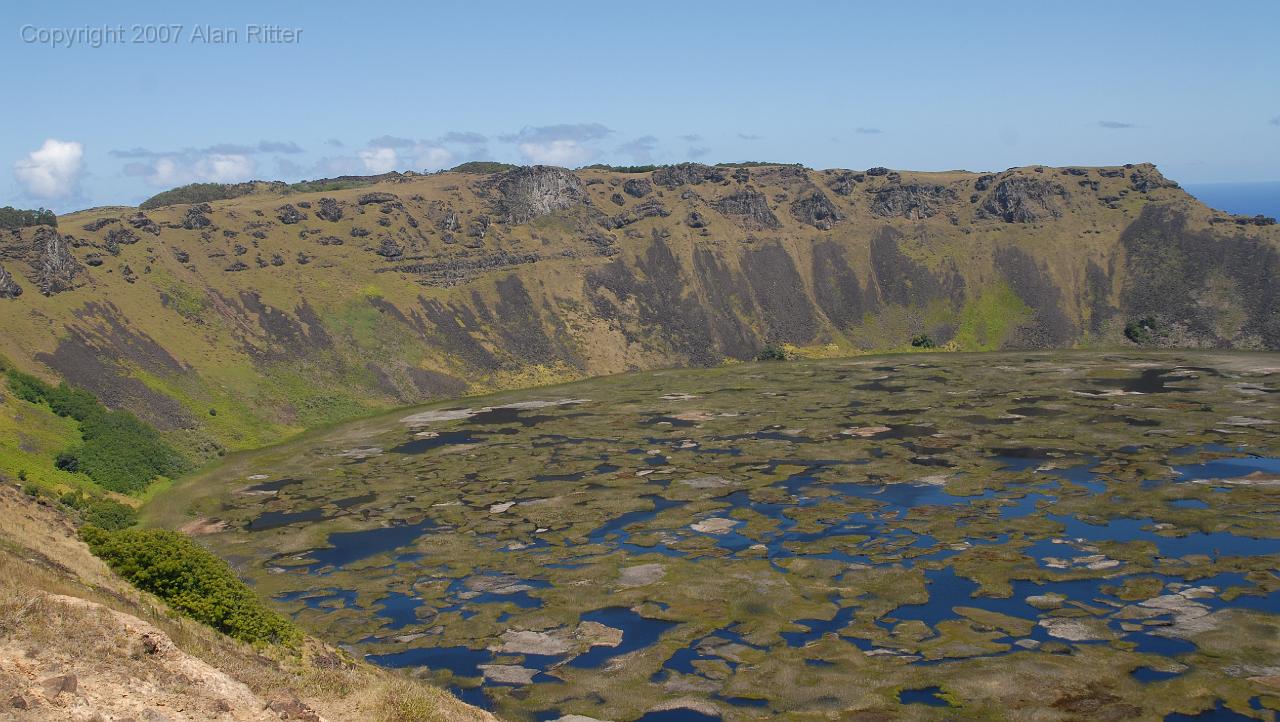 Slide_043.jpg - Rano Kau Crater, Source of much of Easter Island's Fresh Water