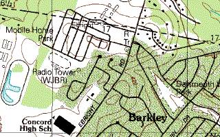 Topographic Map of the Delaware Highpoint