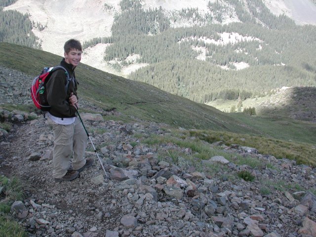 Looking down the Slope