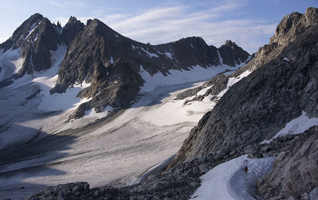 Dinwoody Glacier in Morning Sun