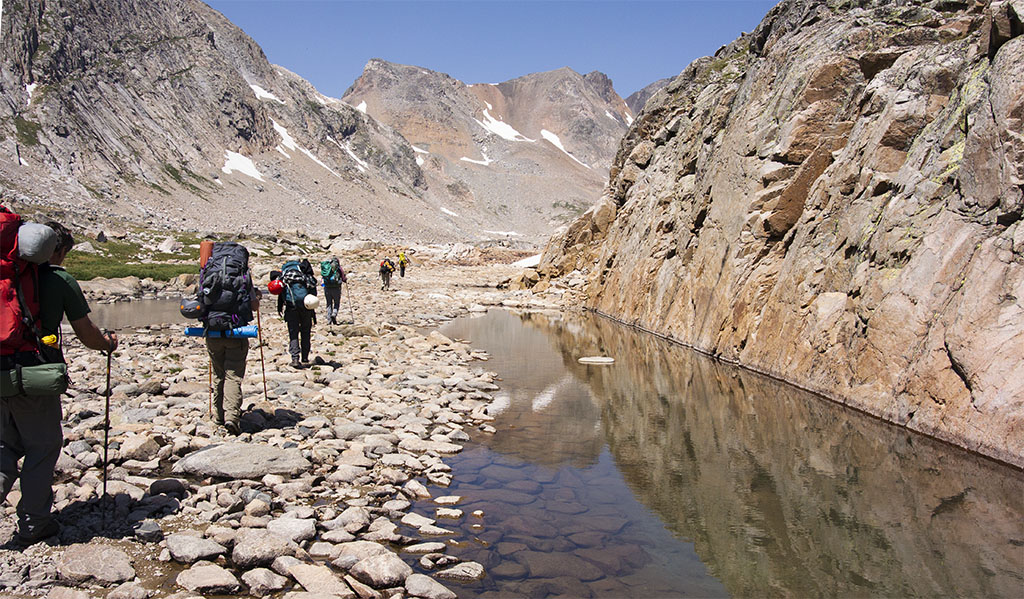 Cross-Country Travel toward Granite Peak