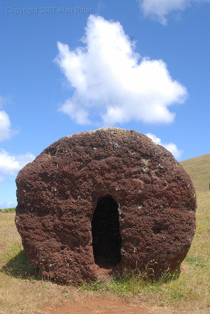 Slide_014.jpg - Later Christian Missionaries Sometimes Modified the Pukao to Create Niches for their Religious Statuary