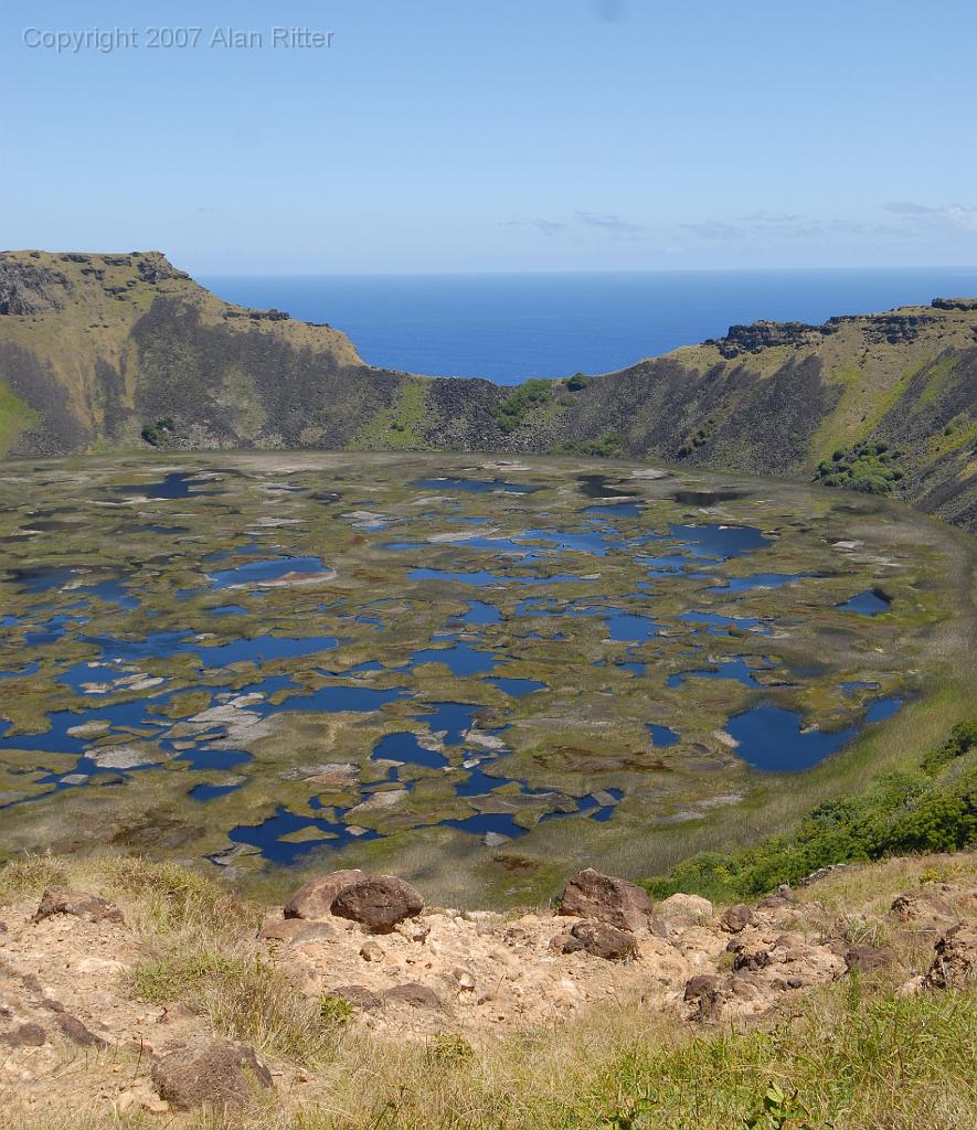 Slide_044.jpg - View across the Crater with Notch in Crater Rim where Birdman Competition Began