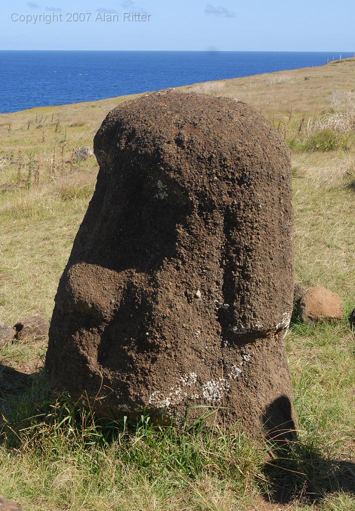 Slide_061.jpg - Moai Head at Ahu Vinapu