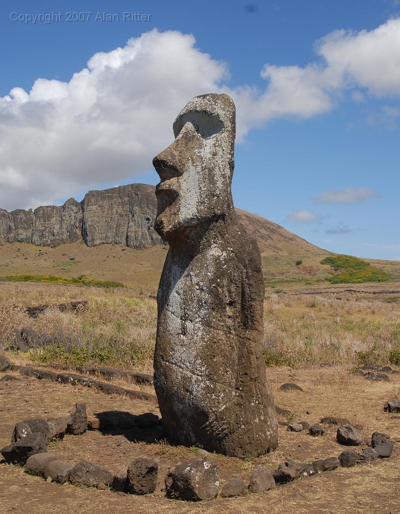 Slide_092.jpg - Moai from Ahu Tongariki that has Traveled for Exhibition